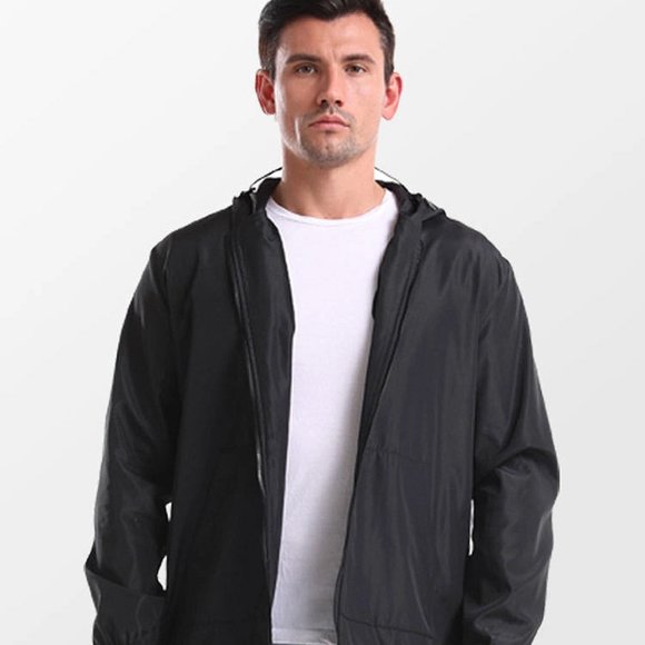 Black Detachable Face Shield Protective Jacket Hat Washable Anti Spit U.S -XS - Picture 2 of 7